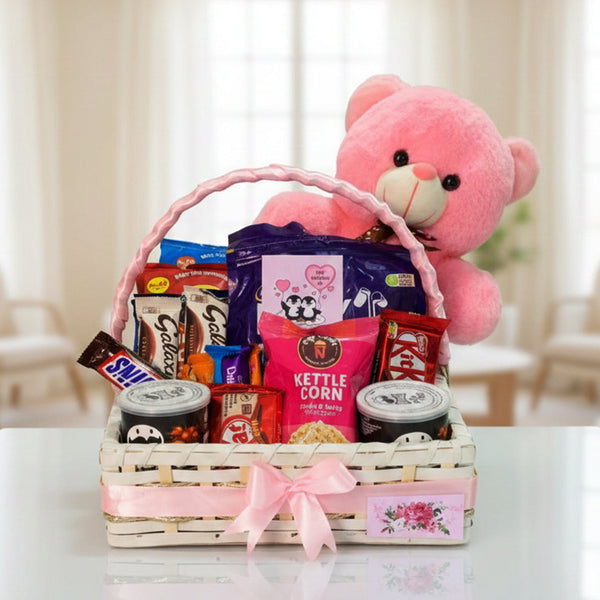 The Blush & Teddy – “Forever Yours” Luxury Basket