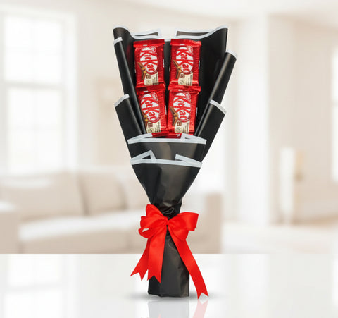 Red Sweetheart KitKat Bouquet